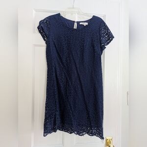 Navy Lace Dress